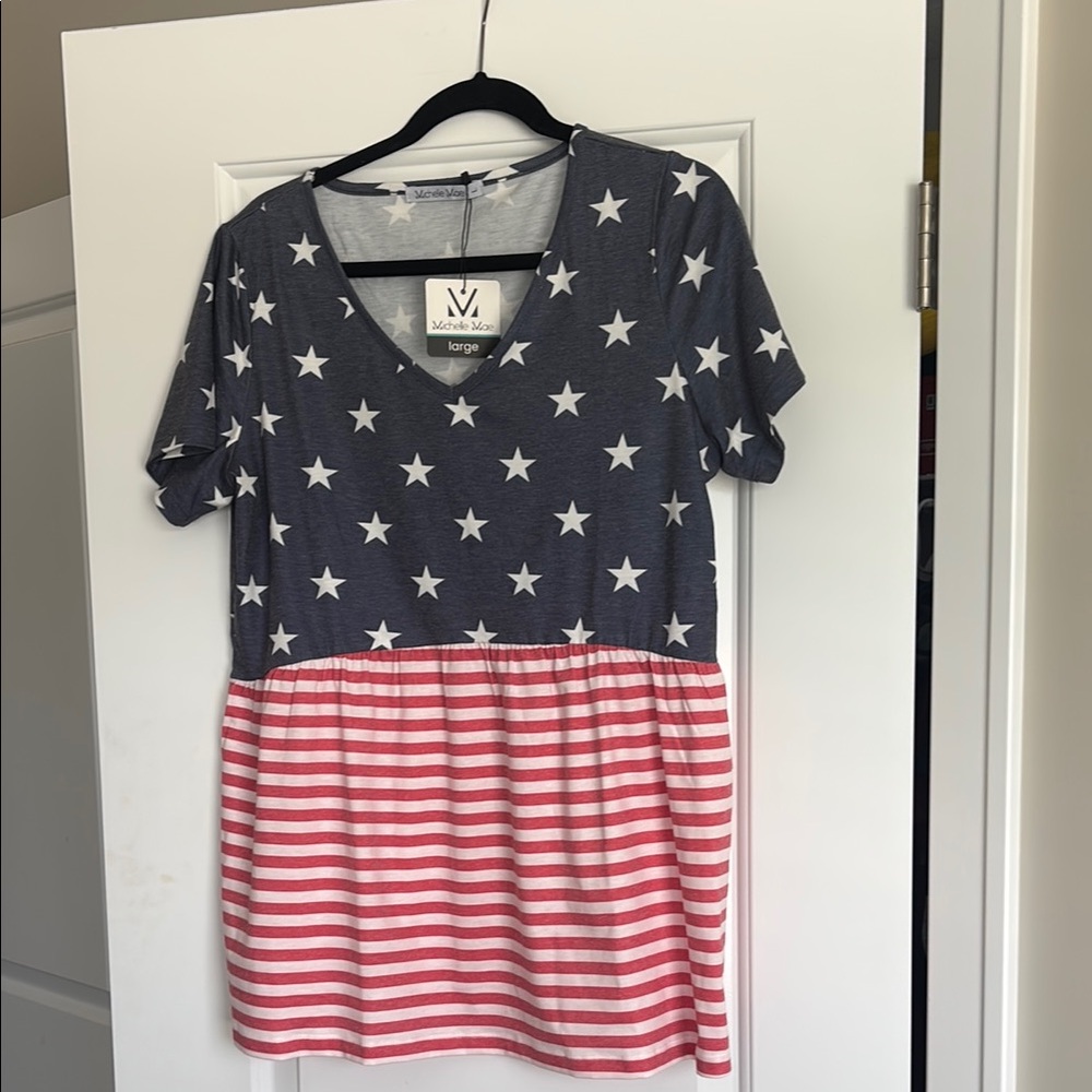 Michelle Mae Star and Stripe Top
